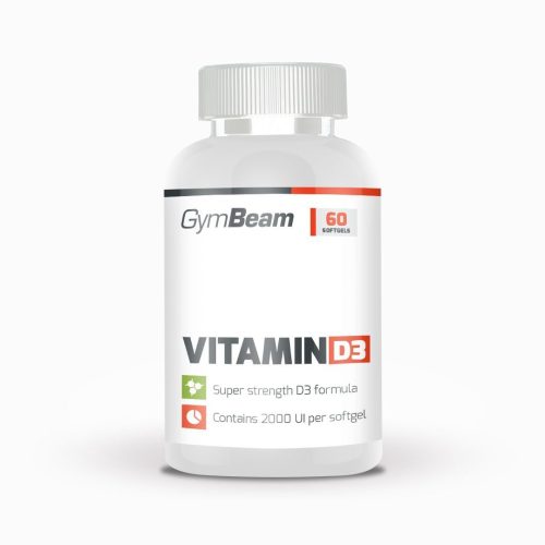 GymBeam - D3-vitamin 2000IU 60db - vitamin kapszula Ízesítetlen
